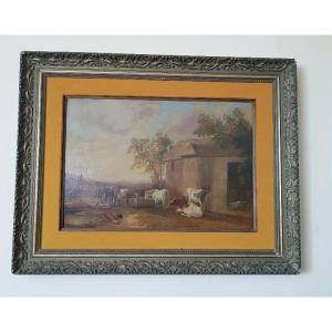 Huile sur toile École anglaise du XIXe siècle
