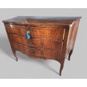 Antique Louis XV-style Chest Of Drawers With Leaf Springs, Rome