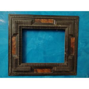 Ebony-stained Wood Guilloche, 19th Century