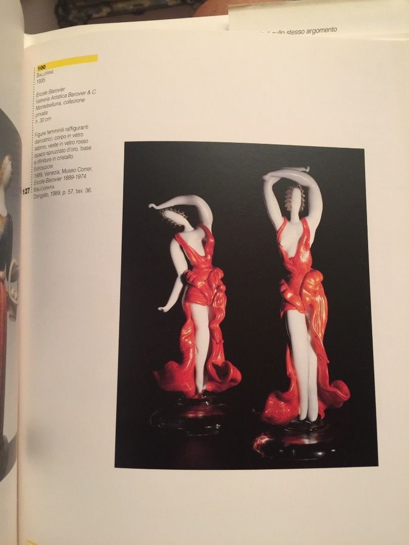 Blown Glass Sculpture Depicting A Dancer. Ercole Barovier, Barovier & C. Murano -photo-1