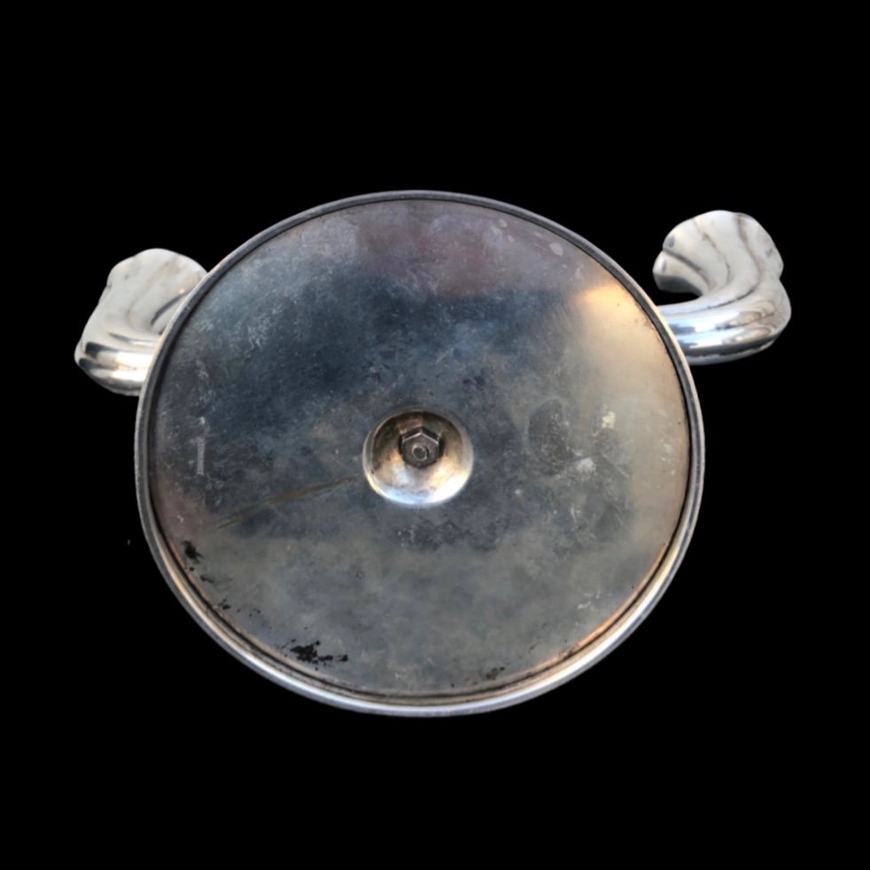 Pair Of Candlesticks With Three Burners. Germany. Eschwege Manufacturing. -photo-1