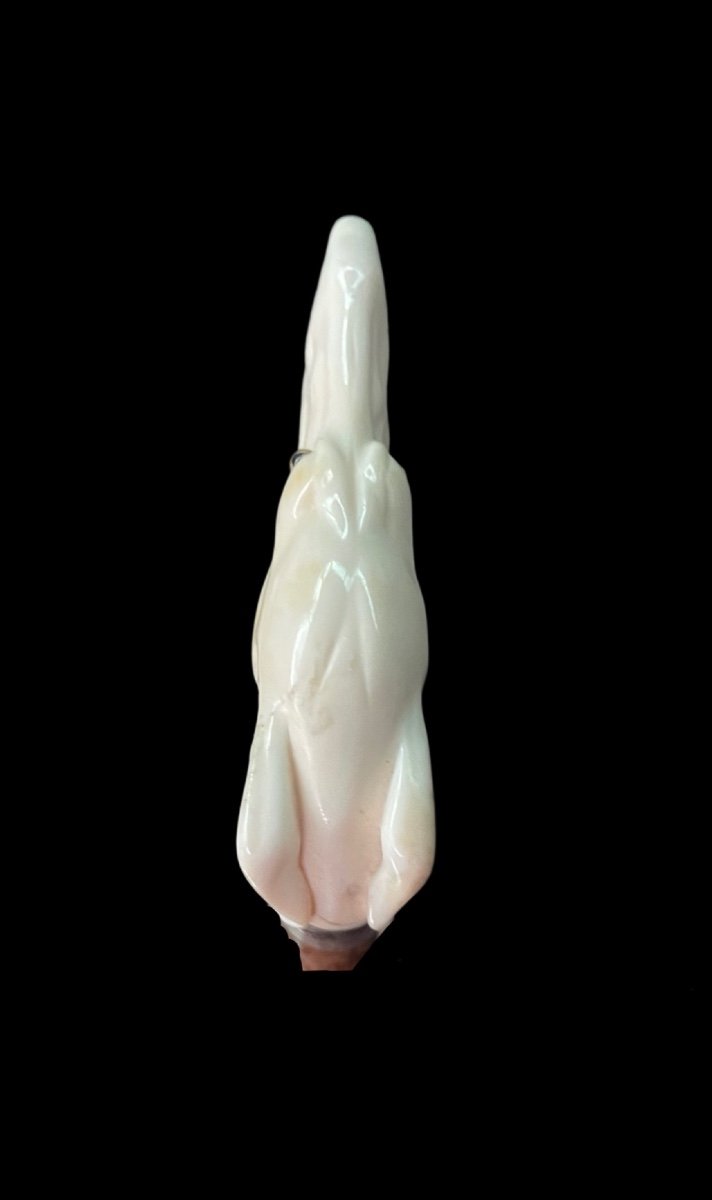 Stick With Ivory Handle In The Shape Of A Greyhound Dog's Head. -photo-4