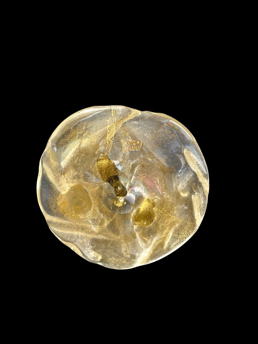 Sculpture En Verre 'arlequin' En Verre Lourd Avec Retortoli Zanfirico -photo-3