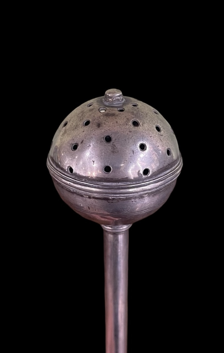 Silver Globular Holy Water Sprinkler