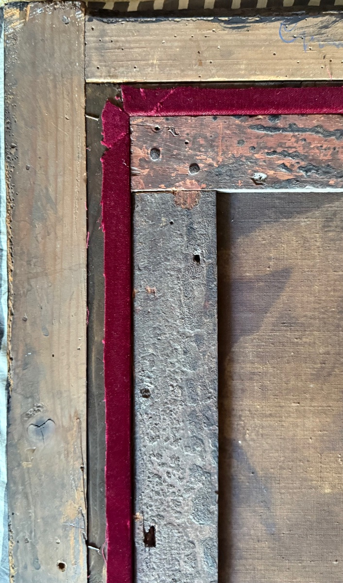 Oil On Canvas Depicting Saint Jerome Penitent. -photo-2