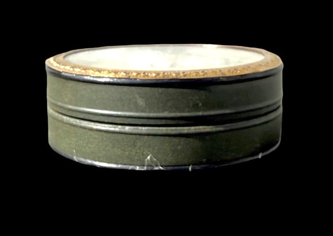 Small Tobacco Box Made Of Resin And Horn -photo-3