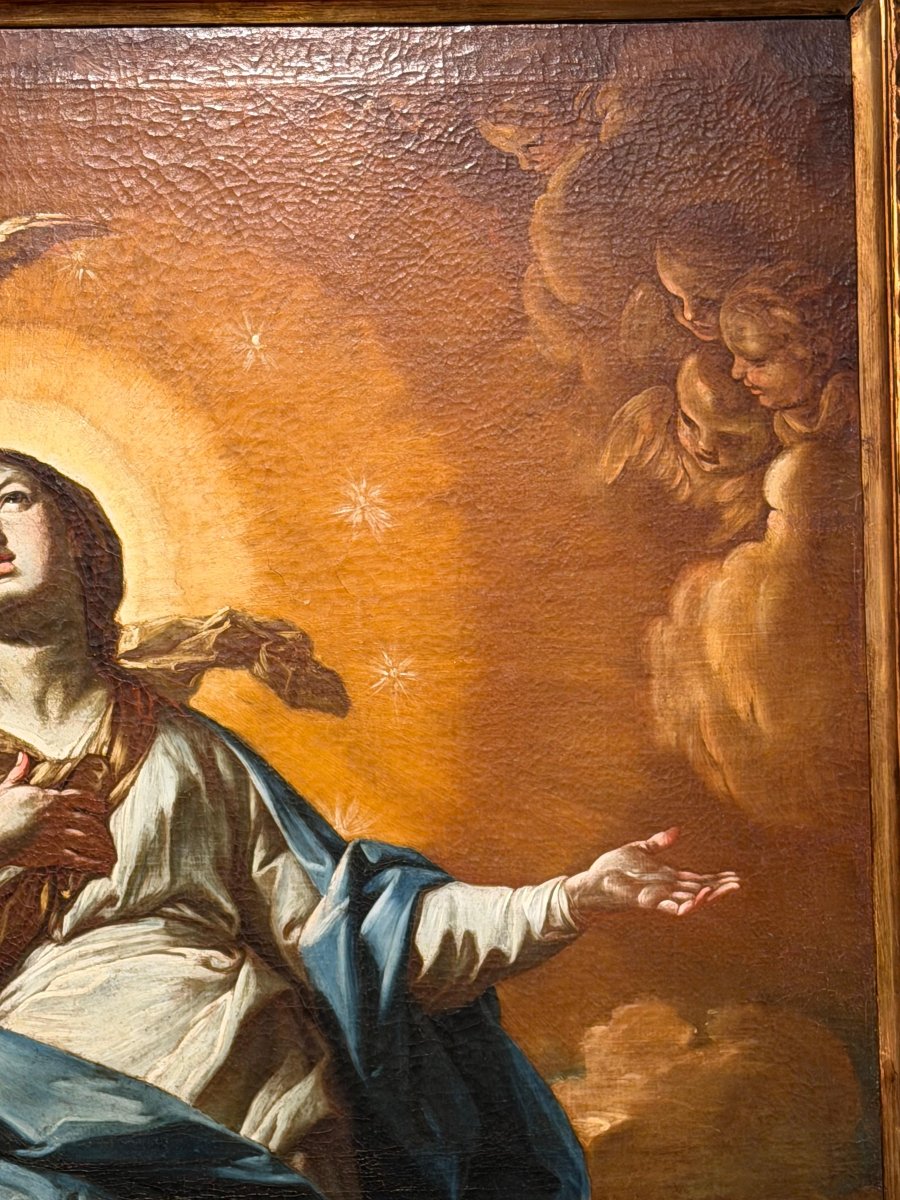 Immaculée Conception. École madrilène, XVIIIe siècle.-photo-3