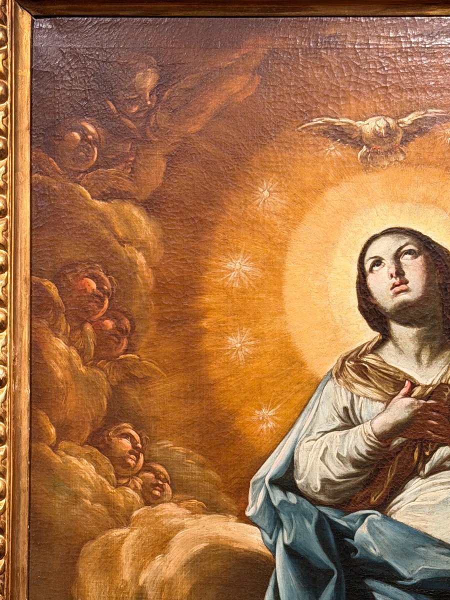 Immaculée Conception. École madrilène, XVIIIe siècle.-photo-4