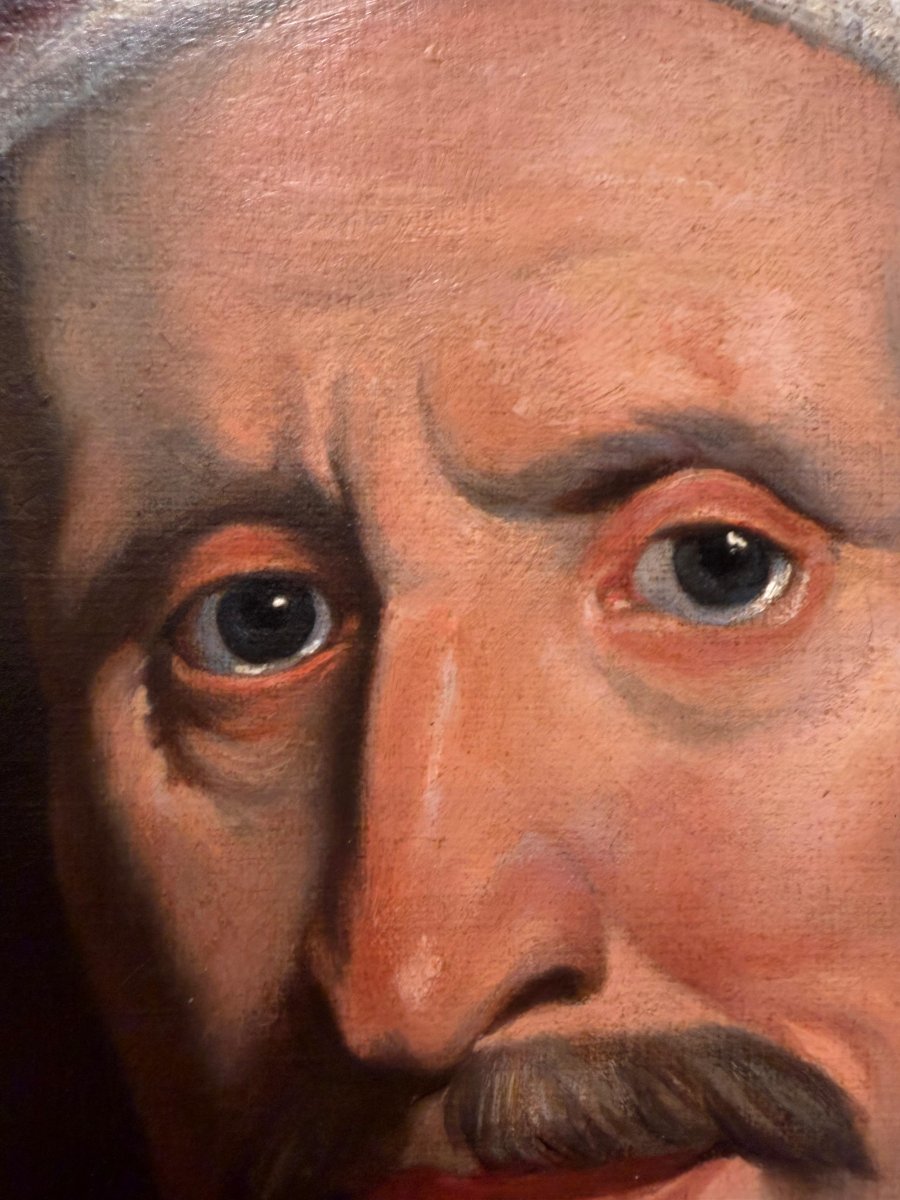 Portrait du pape Clément IX. École italienne, XVIIe siècle-photo-3