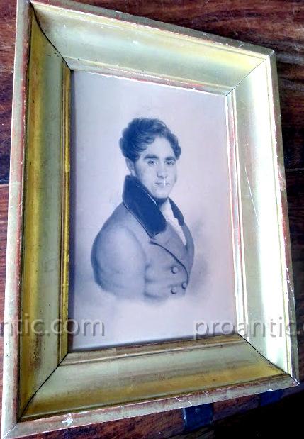 Portrait de Prosper Le Guay (1805-1886)  signé C.Doussault (1814-1880)-photo-2