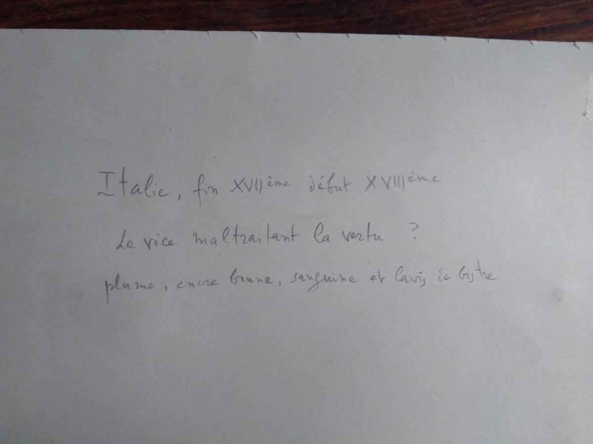 Dessin Ancien Italien Vers 1700-photo-4