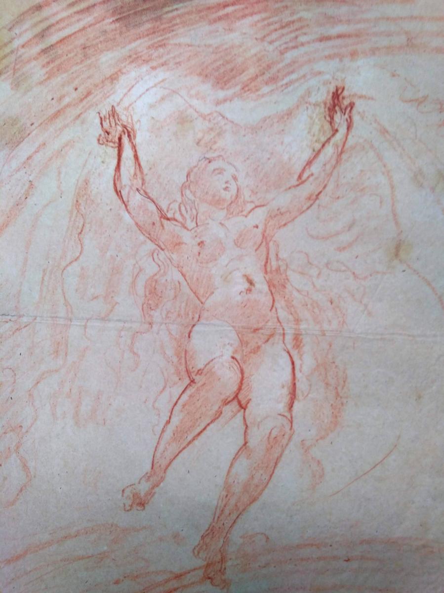 DESSIN Louis Antoine Leon Riesener (paris 1808-1878)