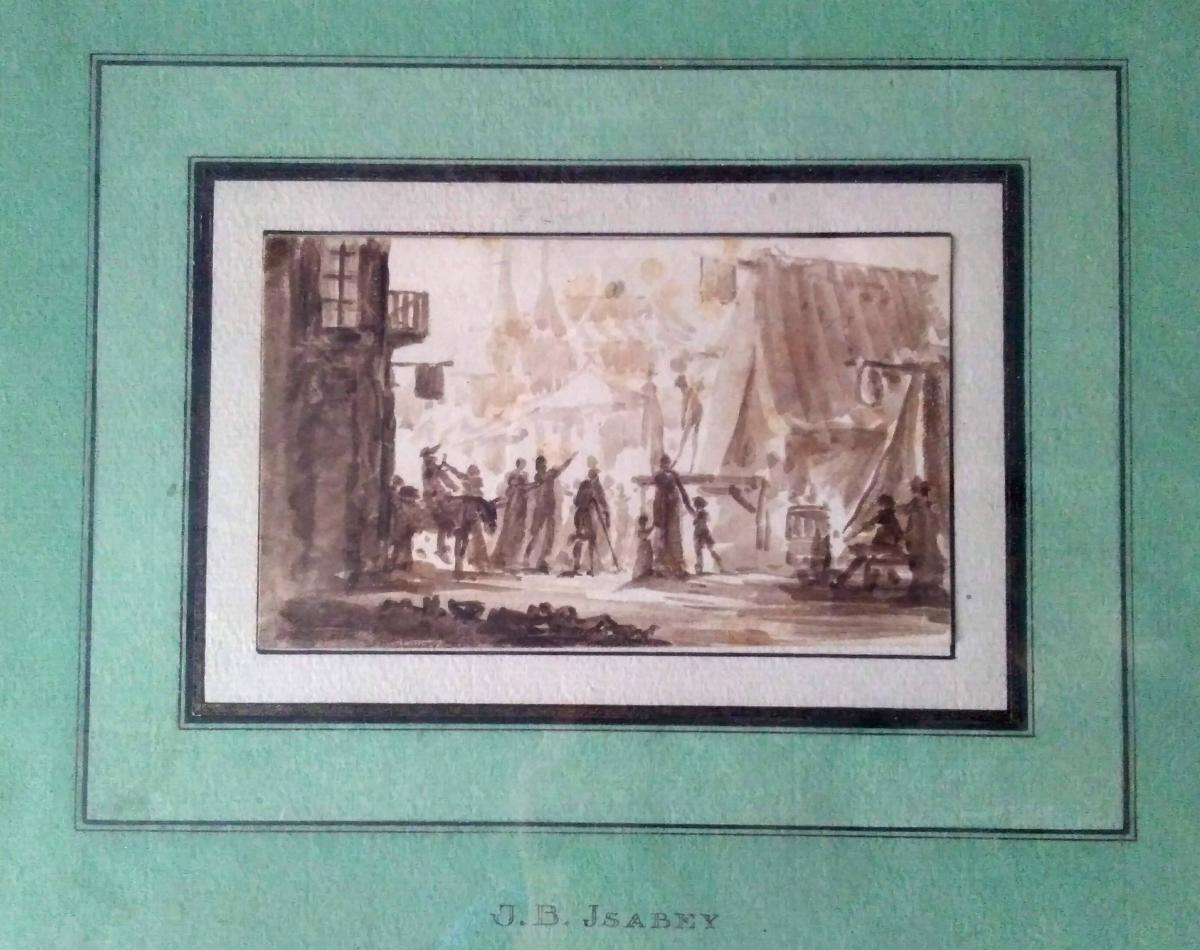 Dessin Jean Baptiste Isabey (1767-1855) ex col. Hitthorf-photo-2
