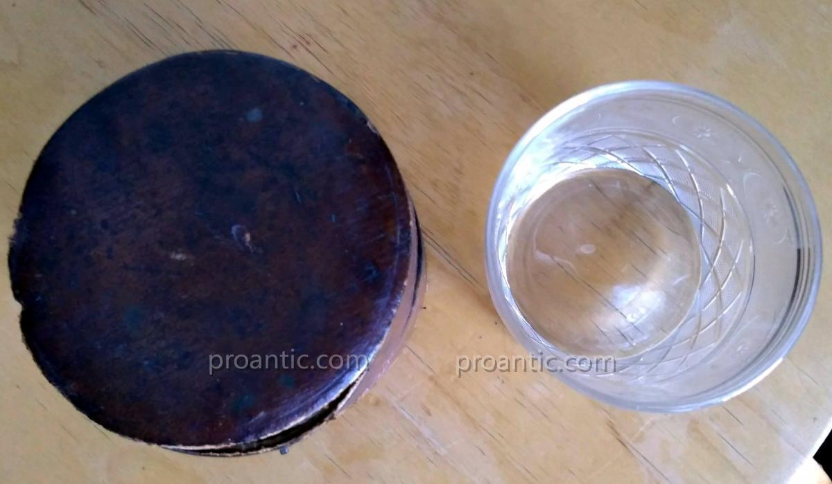 XIXth Century Travel Crystal Goblet Maison Maritn Seyer Paris-photo-1