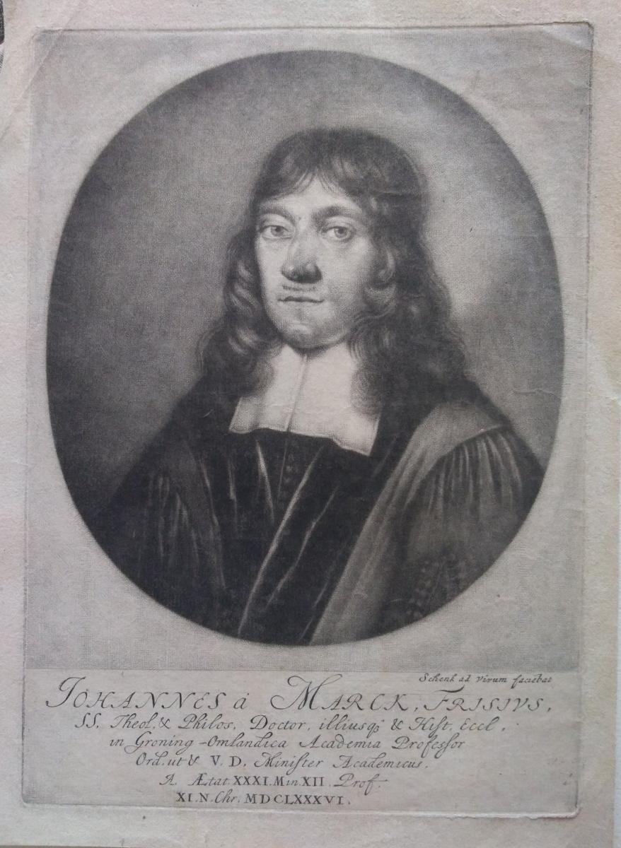 Portrait Engraving Old XVII. Dutch School