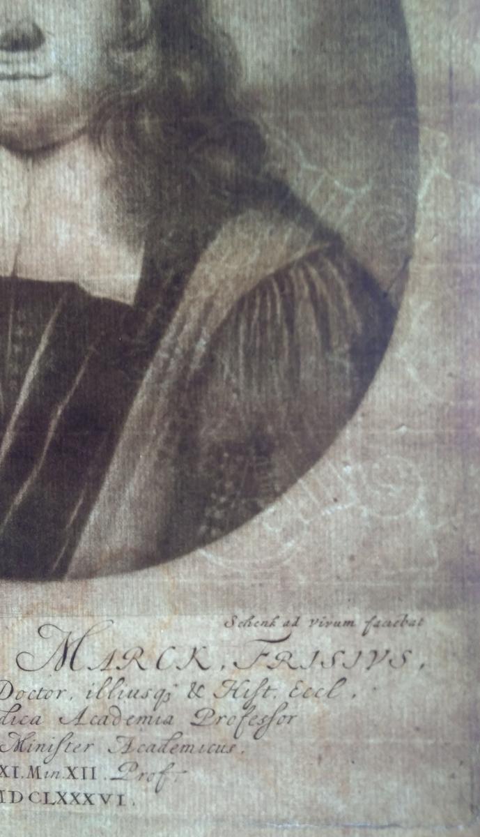 Portrait Engraving Old XVII. Dutch School-photo-4