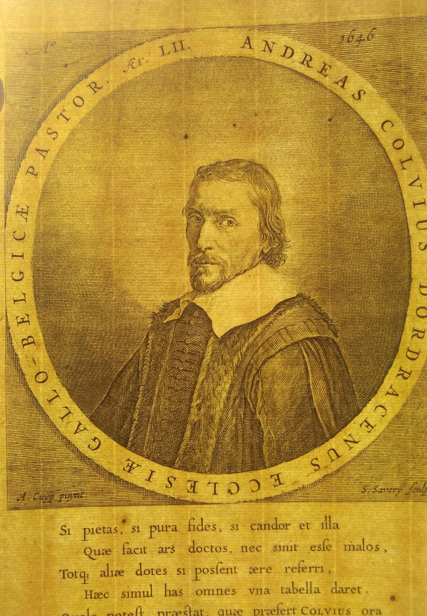 Portrait Engraving Old XVII. Dutch School-photo-4
