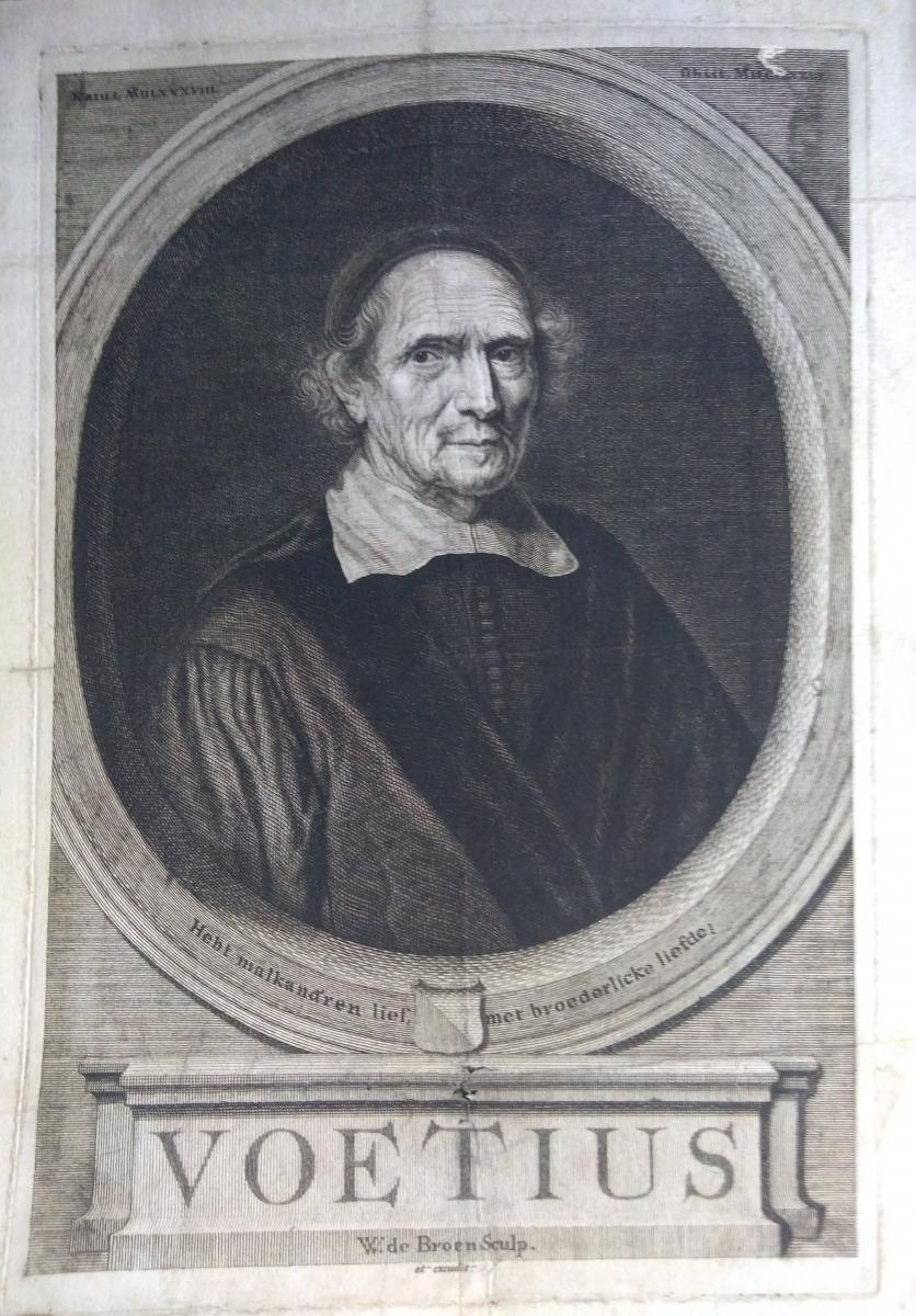 Portrait Engraving Old XVIII. Dutch School