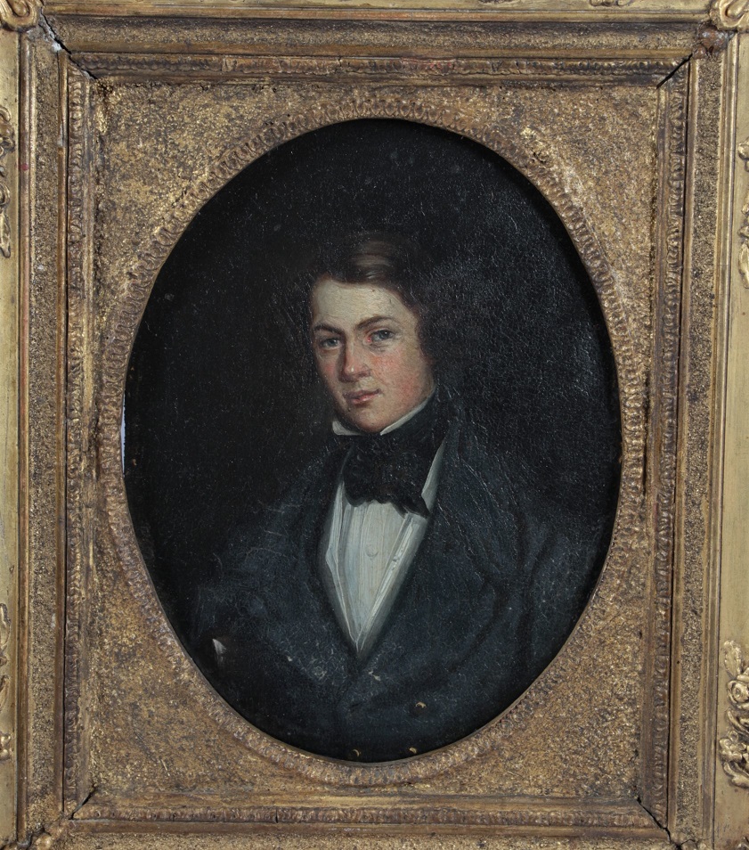 Portrait De Jeune Homme Vers 1830