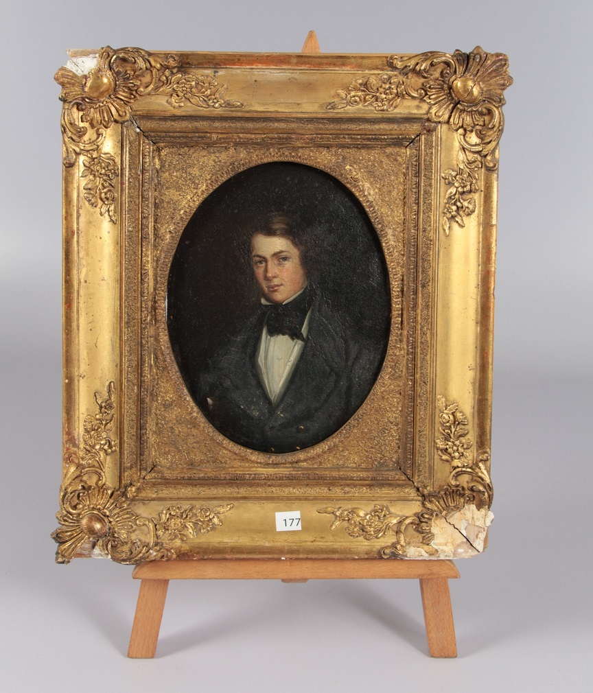 Portrait De Jeune Homme Vers 1830-photo-2
