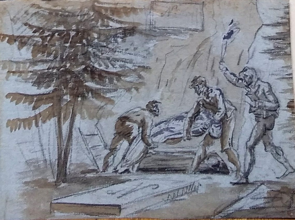 Dessin Ancien XVIIIéme. École française.-photo-2