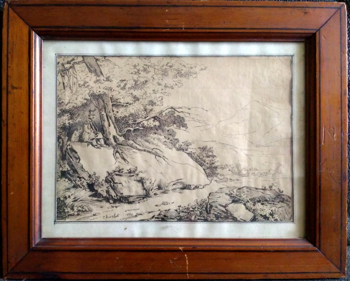 Charlet, Nicolas Toussaint (1792-1845). Dessin Signé