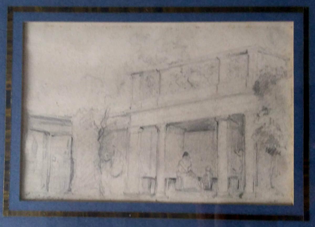 EugÈne Ciceri (1813-1890) Crayon Sur Papier