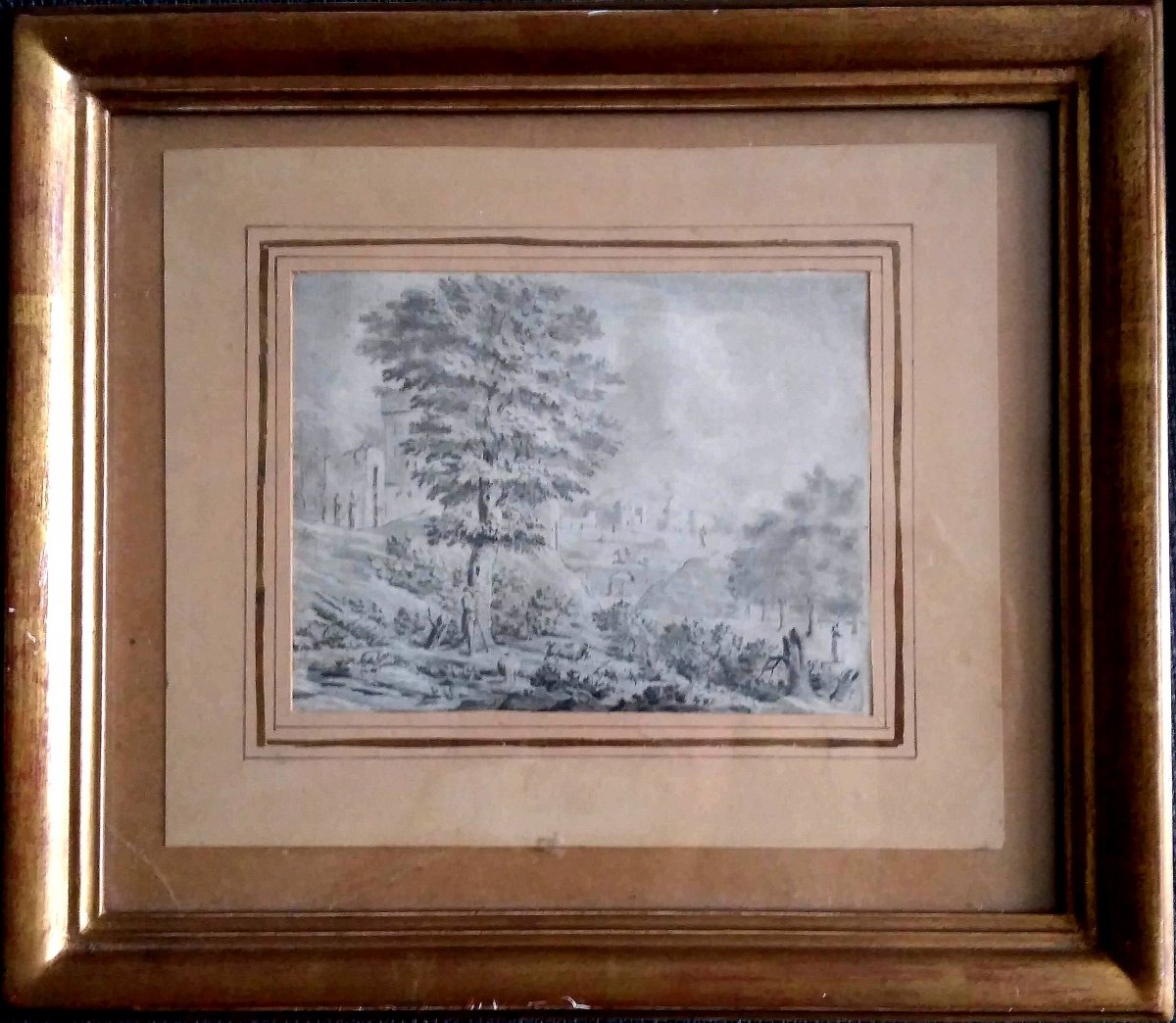 Jean Baptiste Pillement, (1728-1808) Attribué