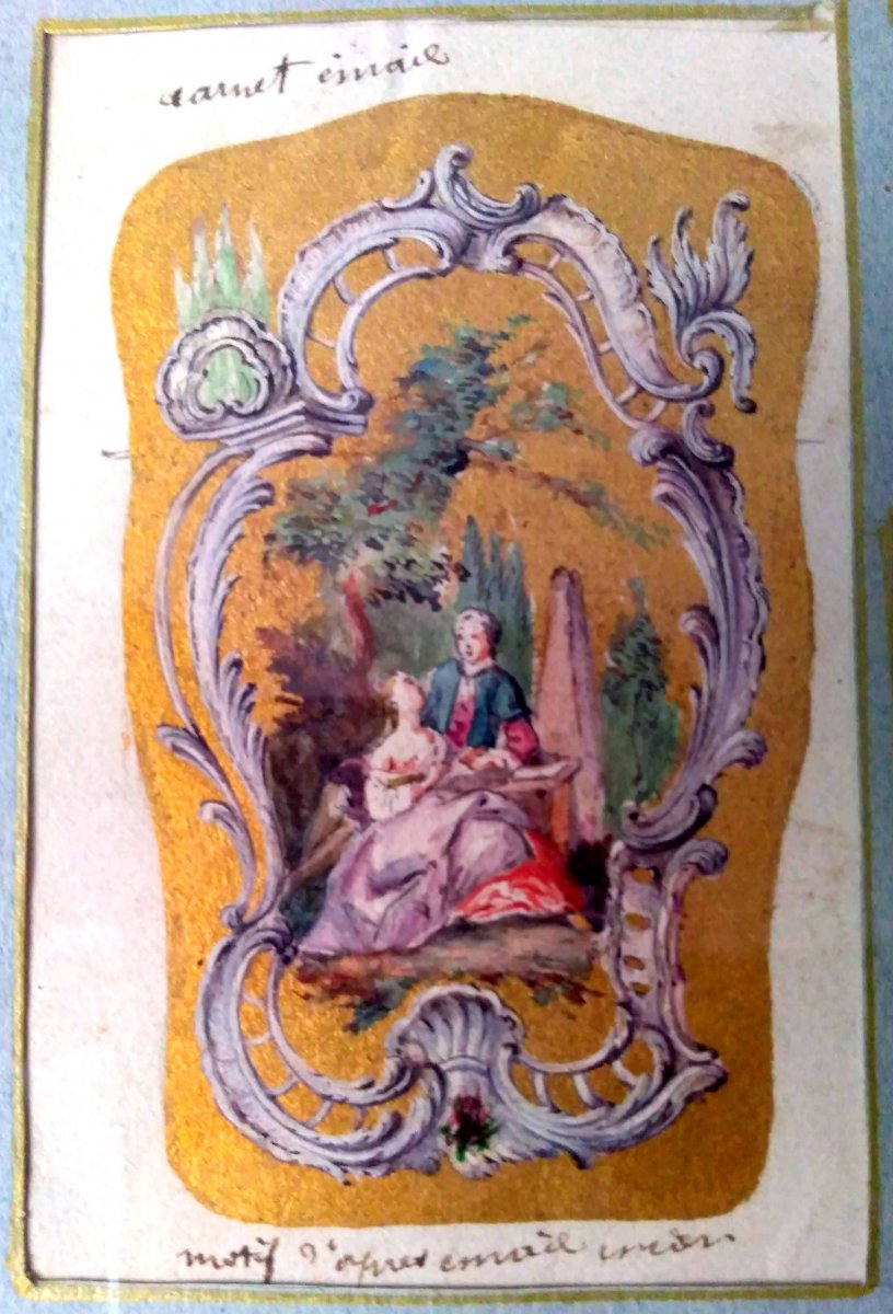 Ensemble De Dessins Anciens XVIIIème. Ècole Française.-photo-3