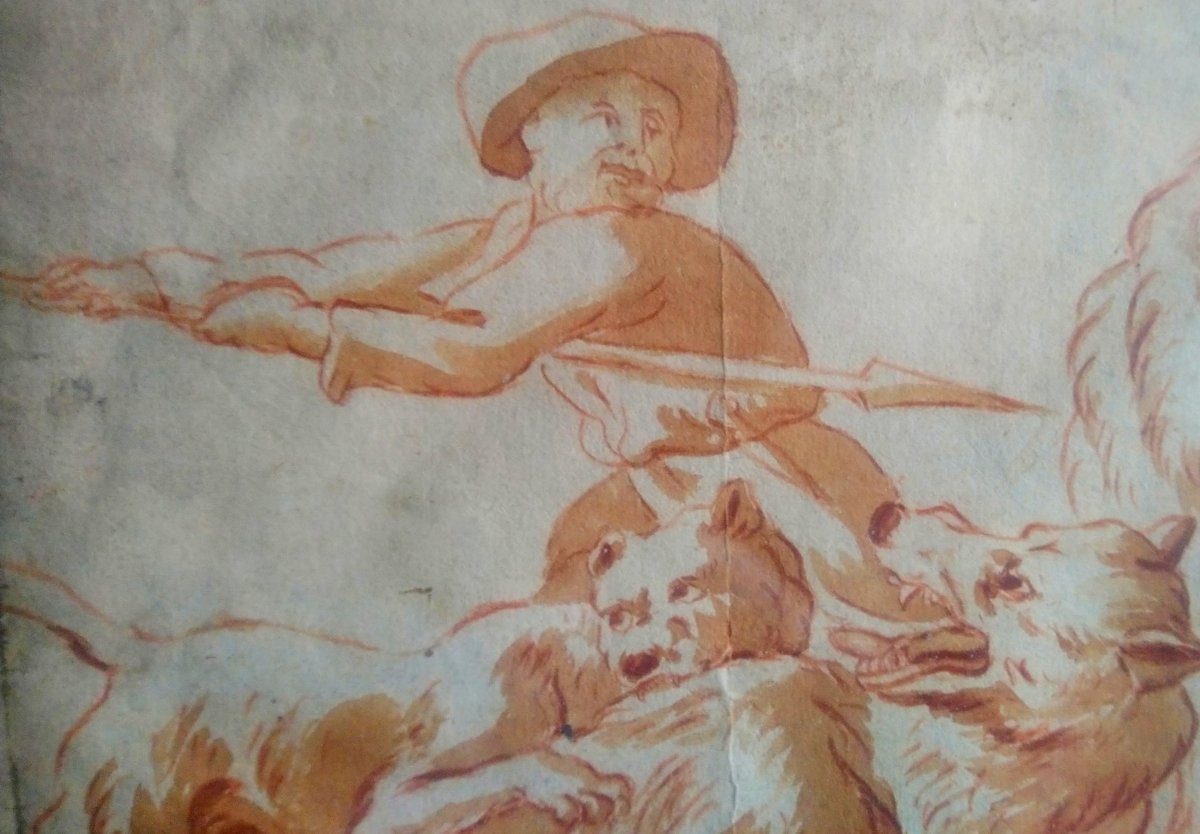 Franz Snyders (Anvers 1579- 1657 Anvers), attrib. Dessin -photo-4