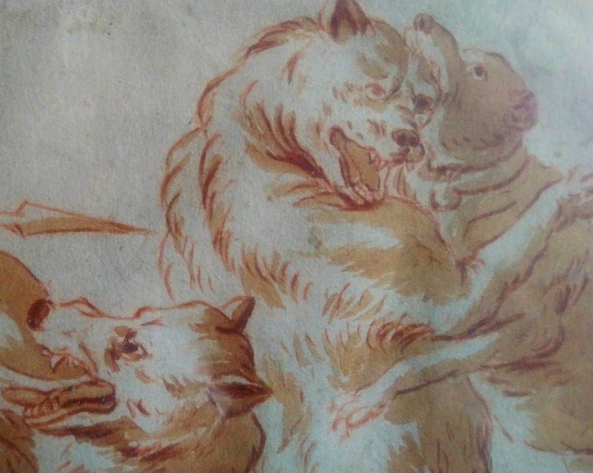 Franz Snyders (Anvers 1579- 1657 Anvers), attrib. Dessin -photo-1