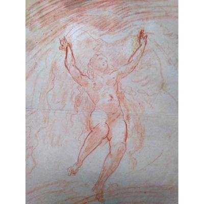 DESSIN Louis Antoine Leon Riesener (paris 1808-1878)
