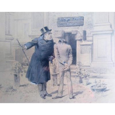 Émile Bayard (1837-1891) Dessin 