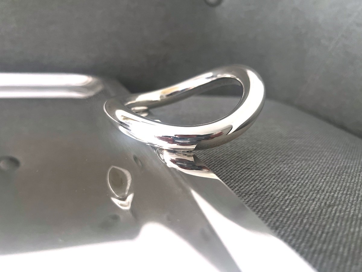 Christofle Plateau Métal Argenté Modèle Vertigo -photo-2