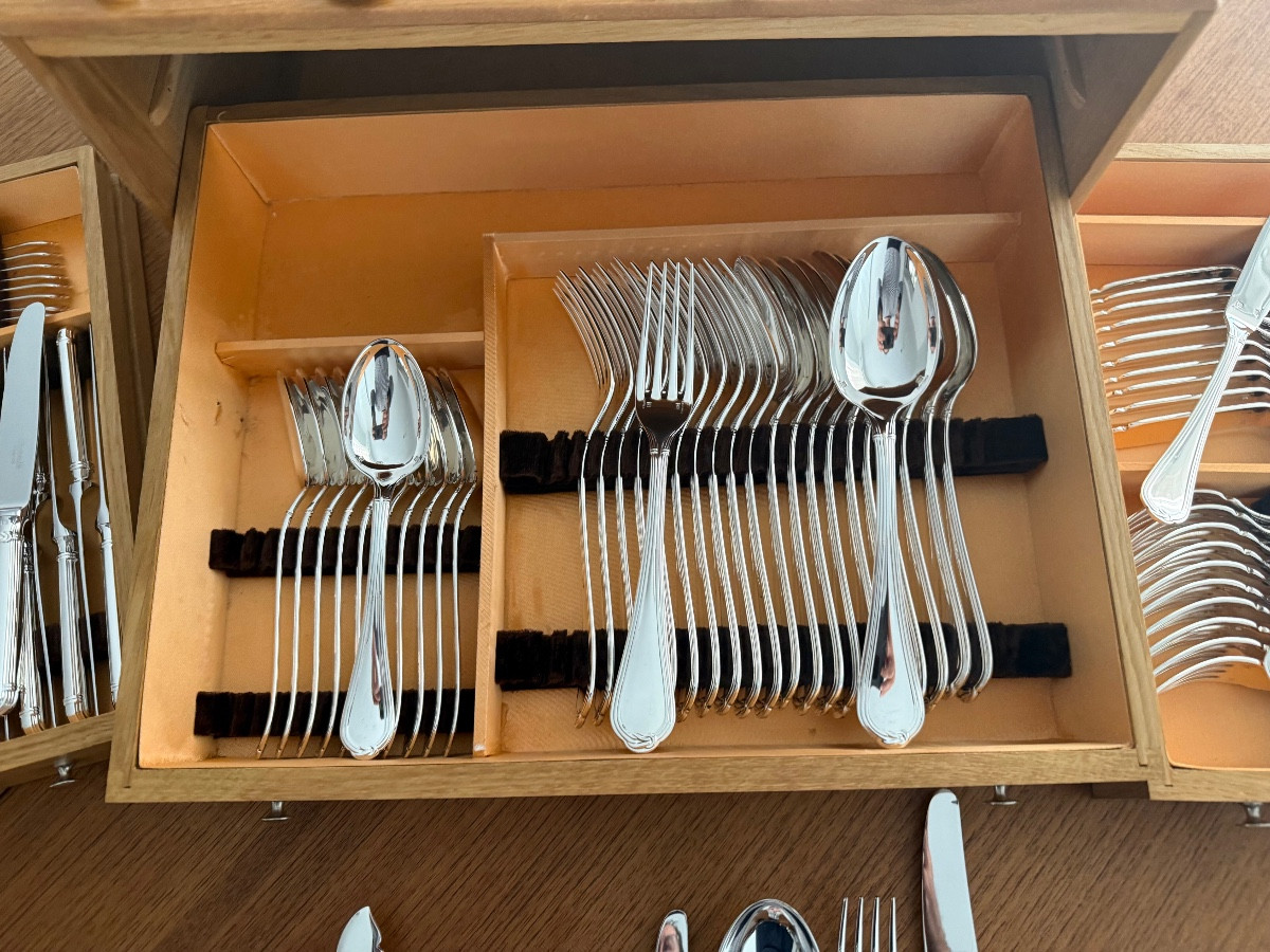 Ménagère Christofle Métal Argenté Modèle Océana -photo-2