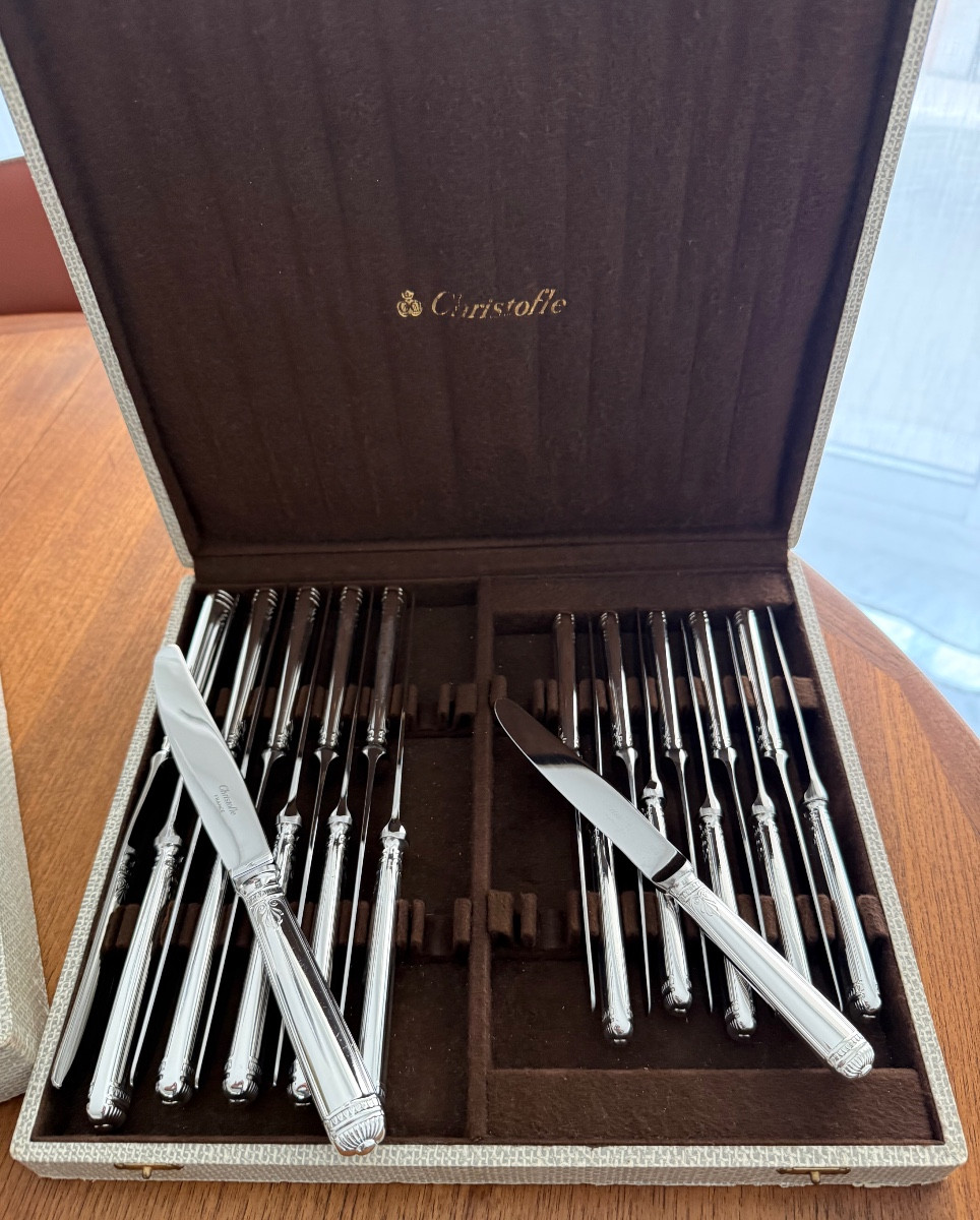 Christofle, Malmaison Pattern Cutlery Set -photo-2