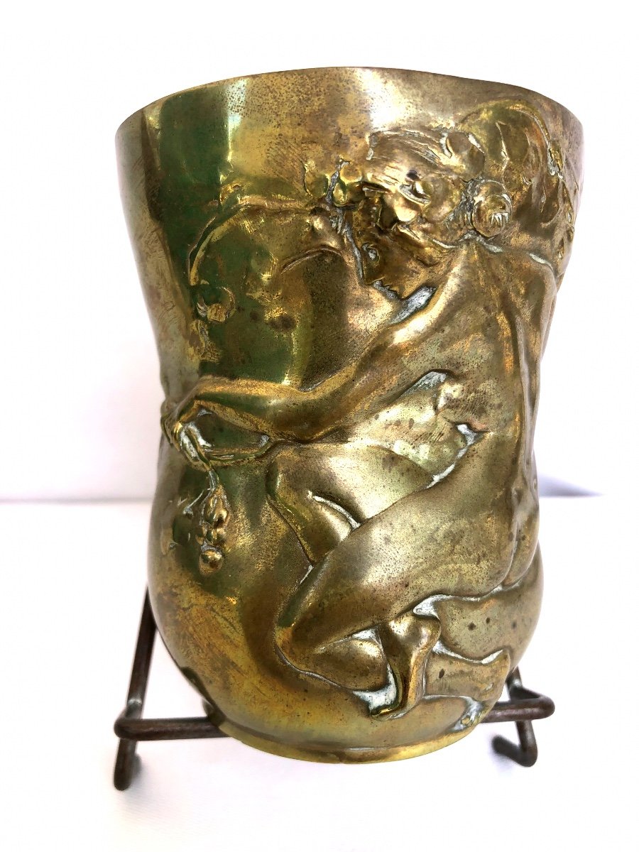 Goblet en Bronze par CHARLES VITAL-CORNU