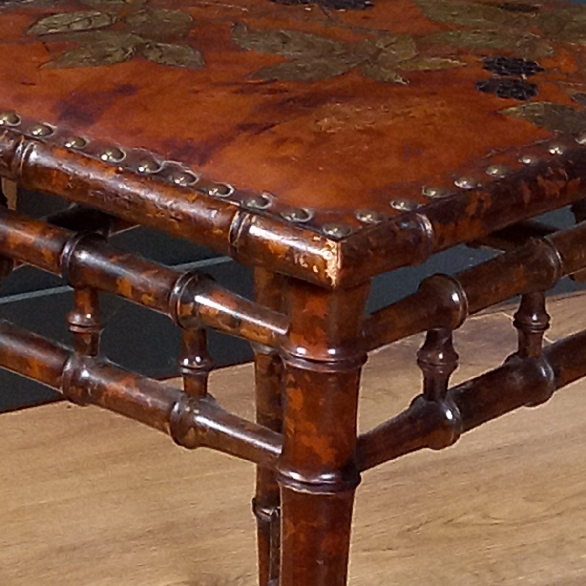 Tabouret Art Nouveau de George Hulbe-photo-2