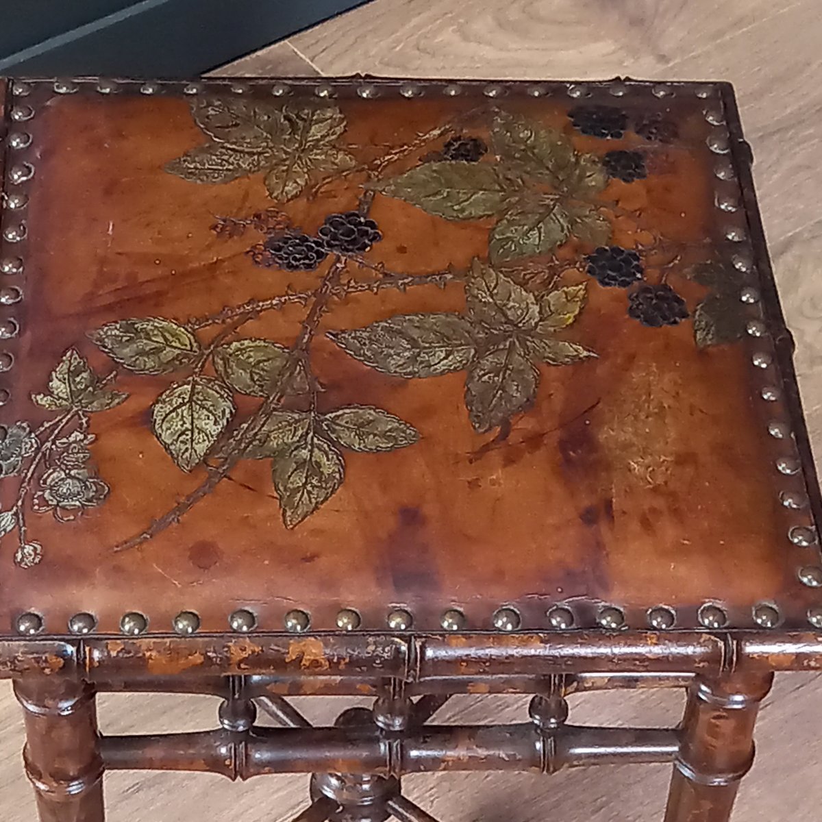 Tabouret Art Nouveau de George Hulbe-photo-6