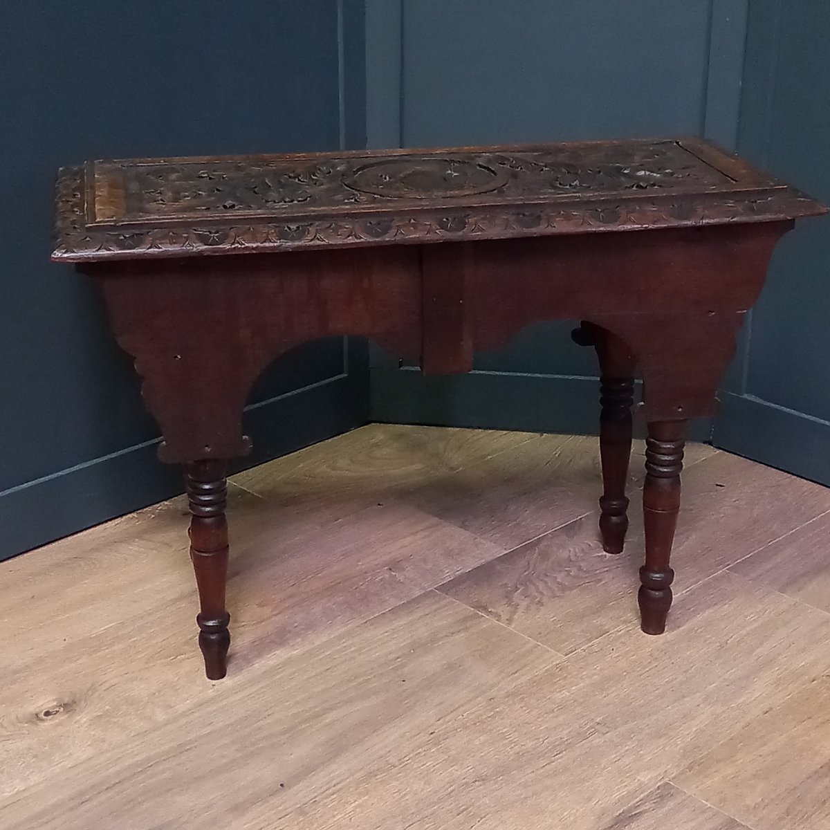 19th-century Bed Bench Or Small Bed Table-photo-3