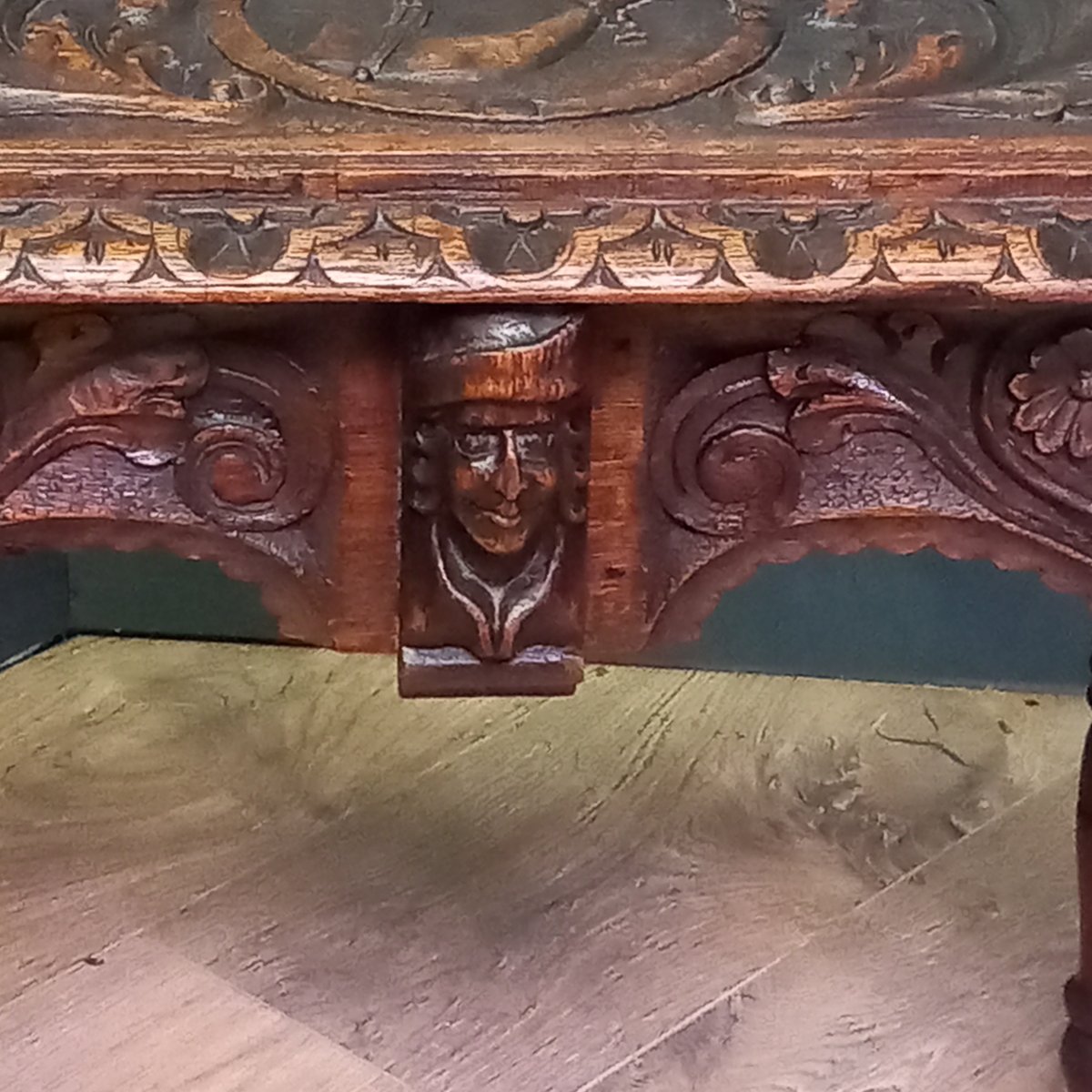 19th-century Bed Bench Or Small Bed Table-photo-3