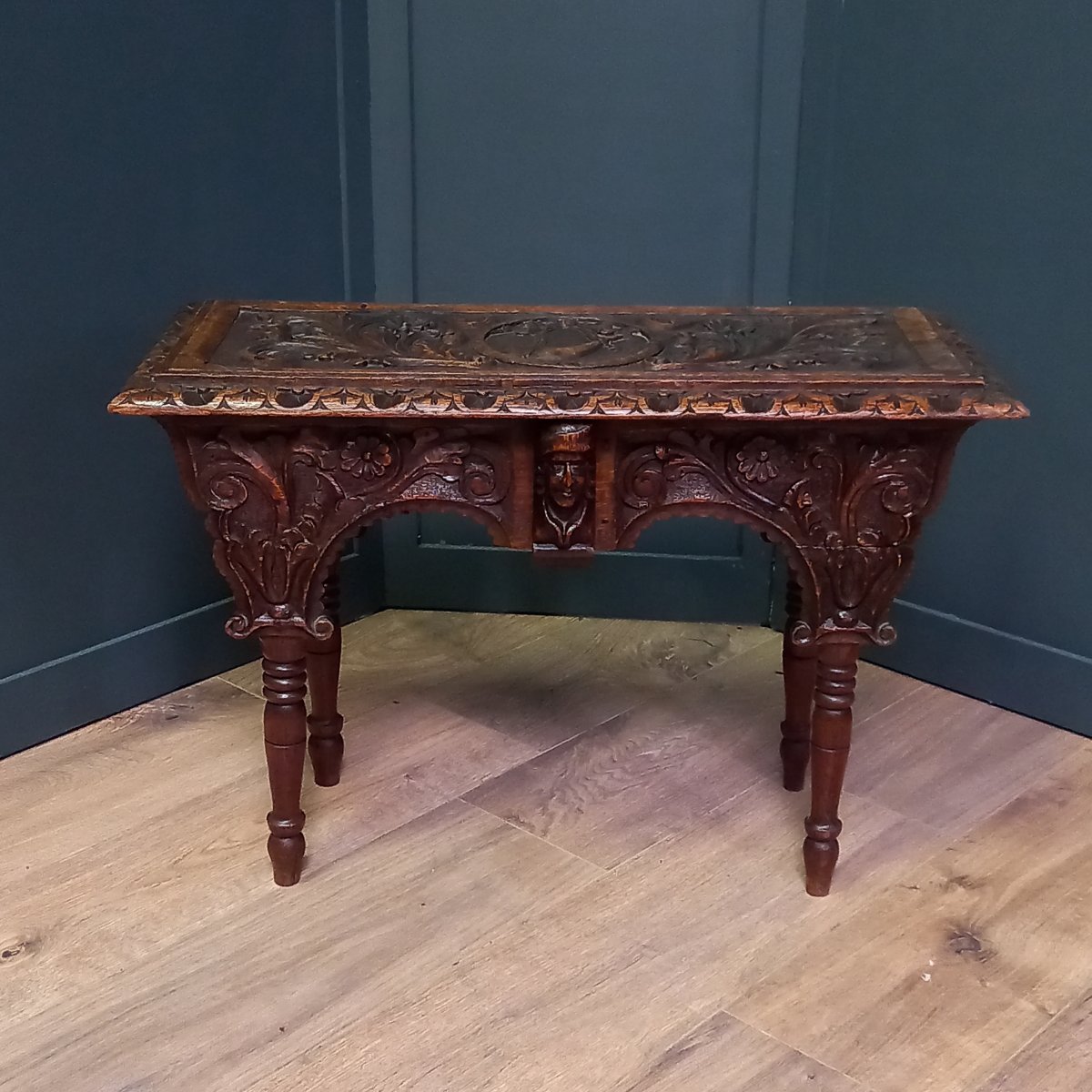19th-century Bed Bench Or Small Bed Table