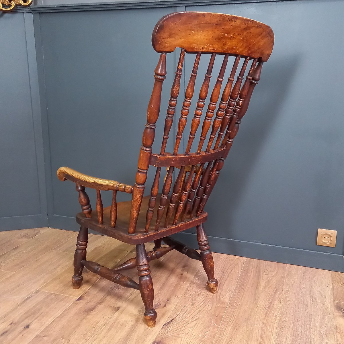 Chaise Windsor du XIXe siècle-photo-1