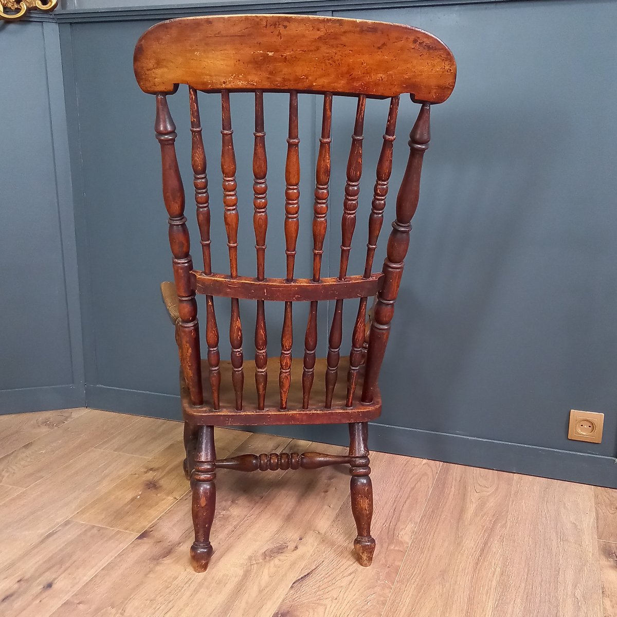 Chaise Windsor du XIXe siècle-photo-2