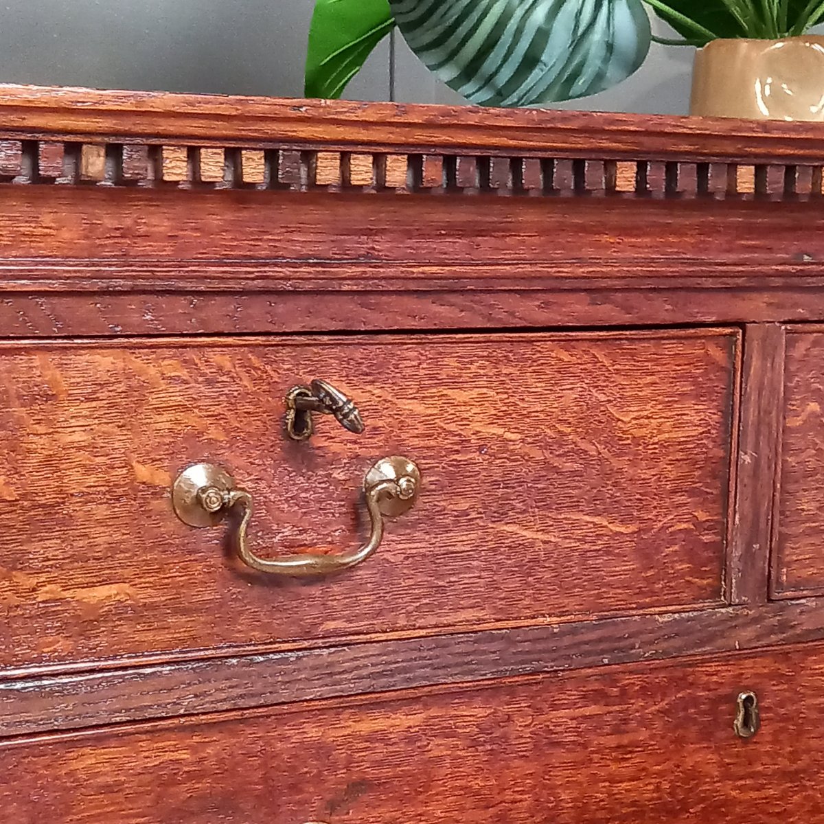 George III Style Chest Of Drawers With Superimposed Drawers, Dated 1830-photo-4
