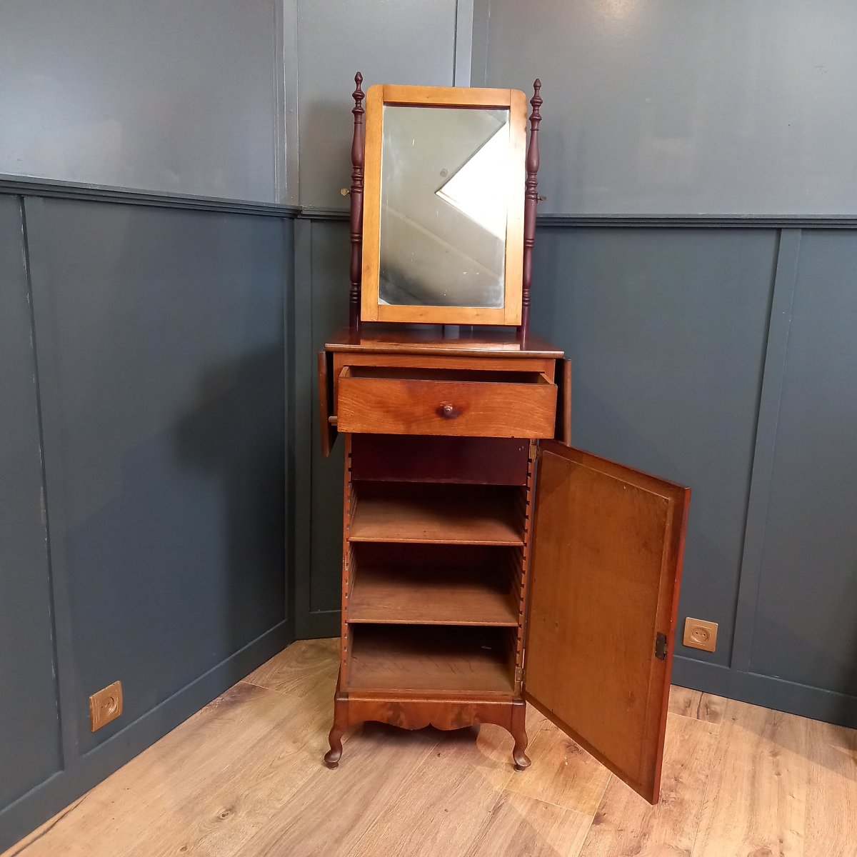 meuble-lavabo/de rasage ancien-photo-4