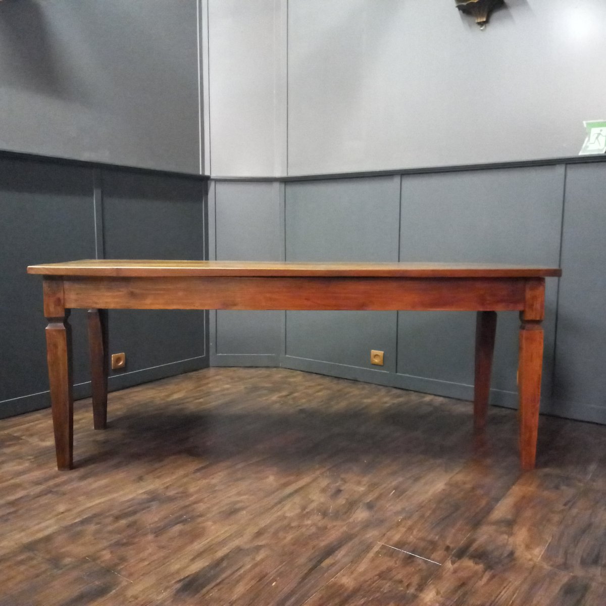 French Farmhouse Table Made Of Fruitwood - Ca. 1850-photo-3