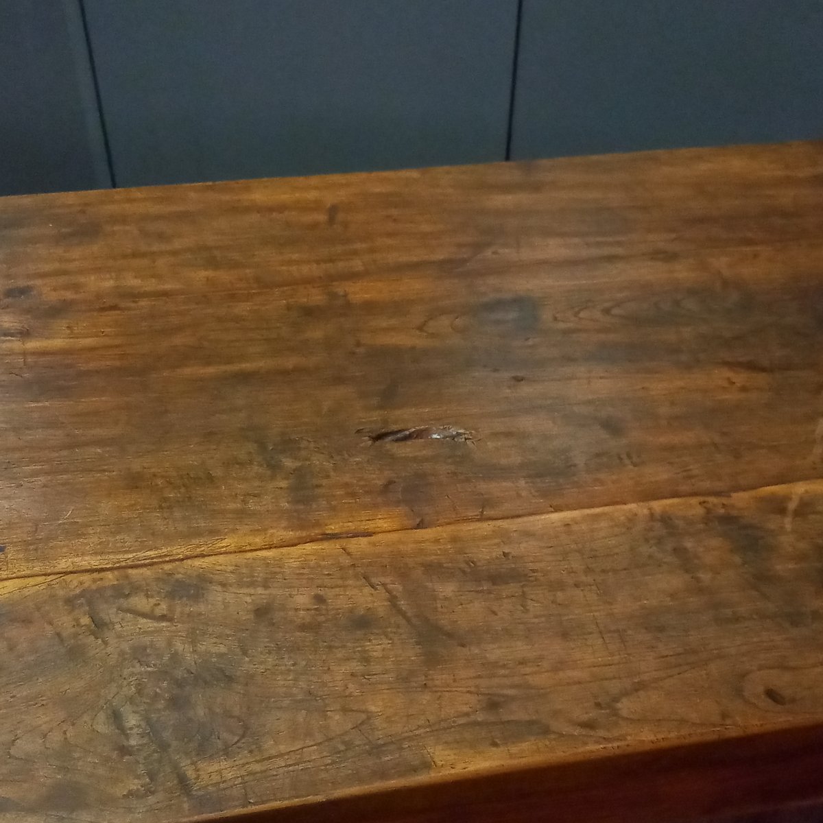 French Farmhouse Table Made Of Fruitwood - Ca. 1850-photo-4