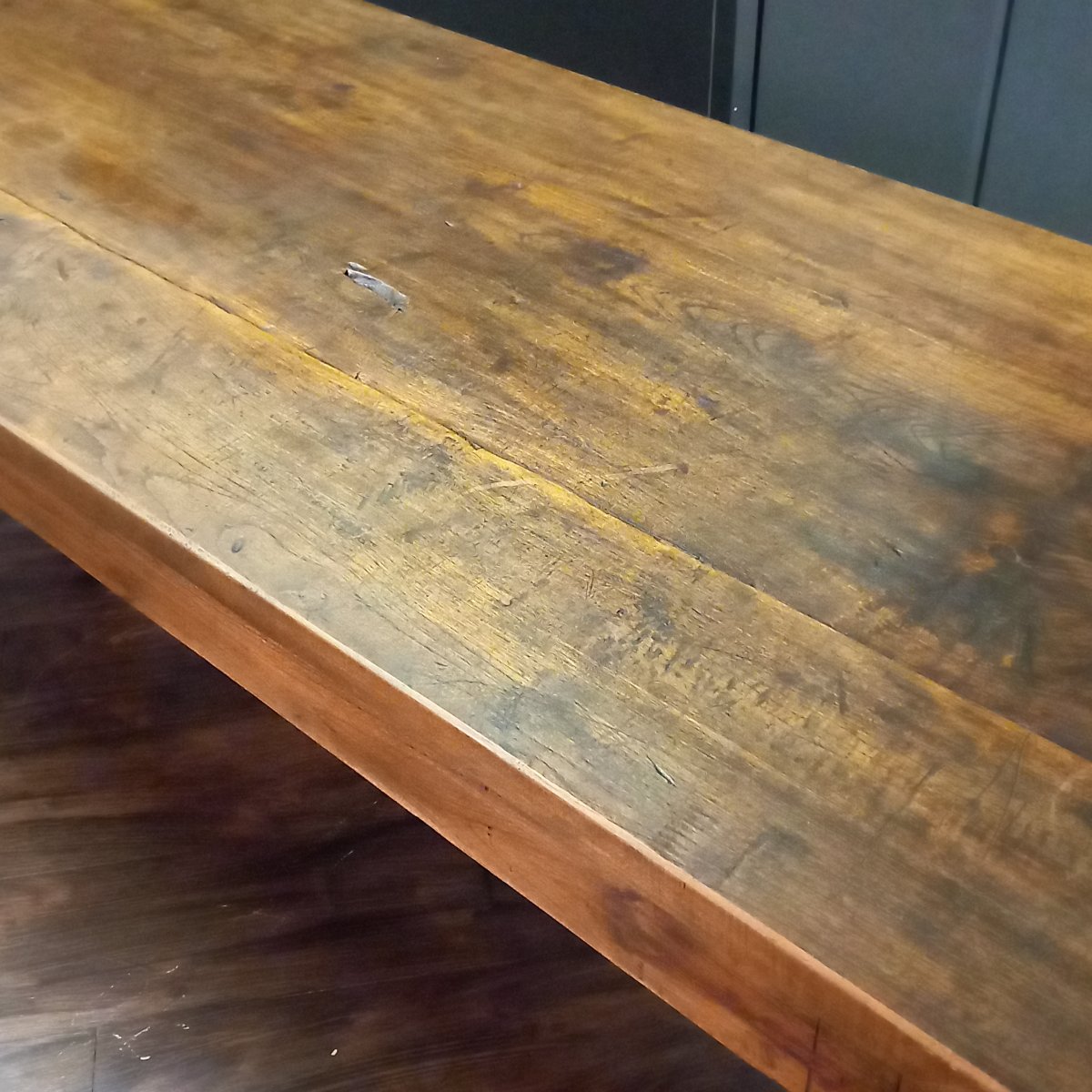 French Farmhouse Table Made Of Fruitwood - Ca. 1850-photo-7