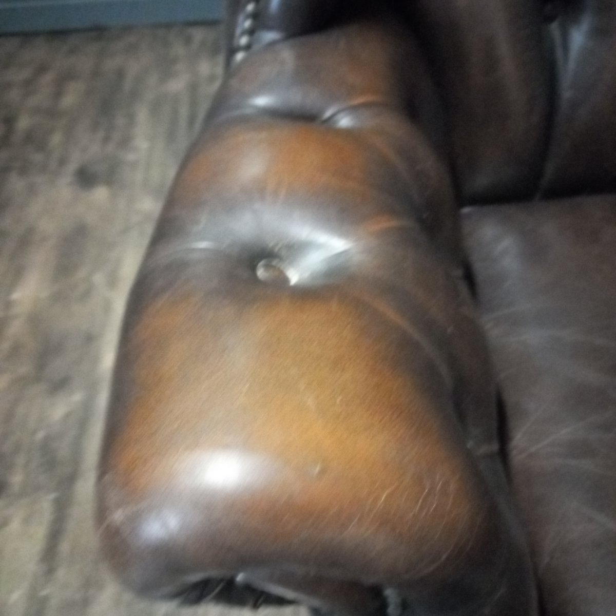 Wingback Chair, Vintage Chesterfield Chair-photo-6